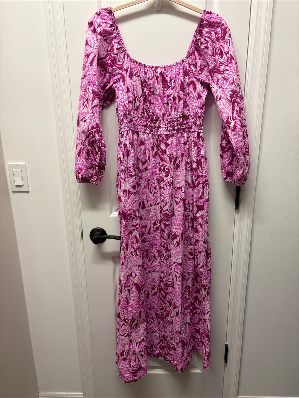 Lilly Pulitzer Lakira Cotton Maxi Dress Size Large - Picture 5 of 5
